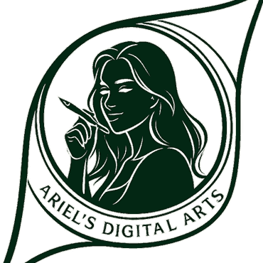 Ariel's Digital Arts logo